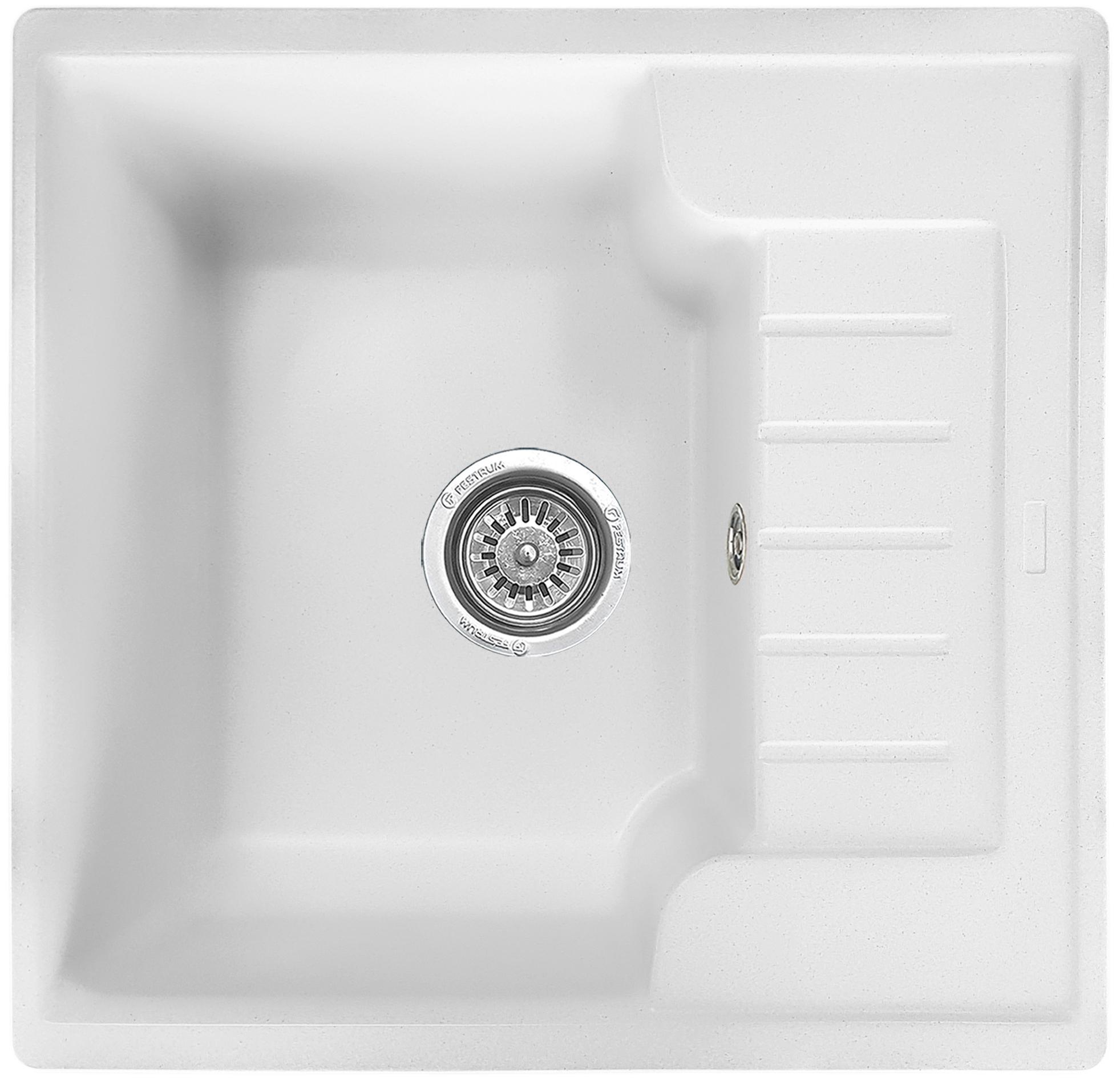 Мойка кухонная Valetti 71N 510x490 мм Белый Мойка кухонная Valetti 71N 510x490 мм Белый