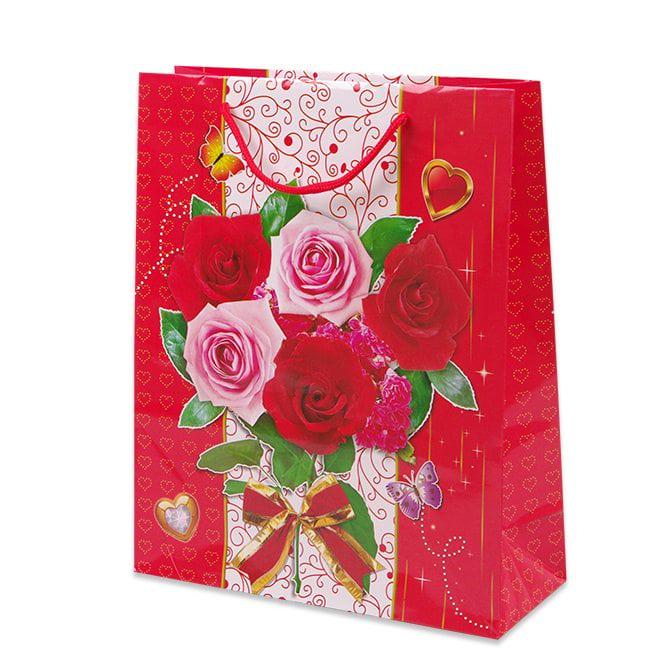 Пакет подарочный Flora микс 27х9х38 см 12 шт. (9410) - фото 2 Пакет подарочный Flora микс 27х9х38 см 12 шт. (9410) - фото 2