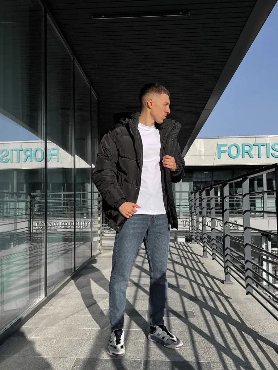 Куртка чоловіча зимова Oslo оверсайз дута M Чорний (26516/1) - фото 10 Куртка чоловіча зимова Oslo оверсайз дута M Чорний (26516/1) - фото 10