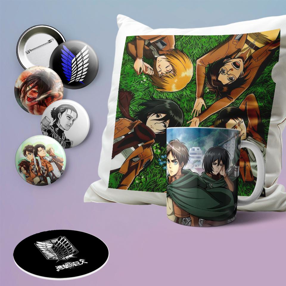 Подарочный набор Attack on Titan аниме бокс (85)