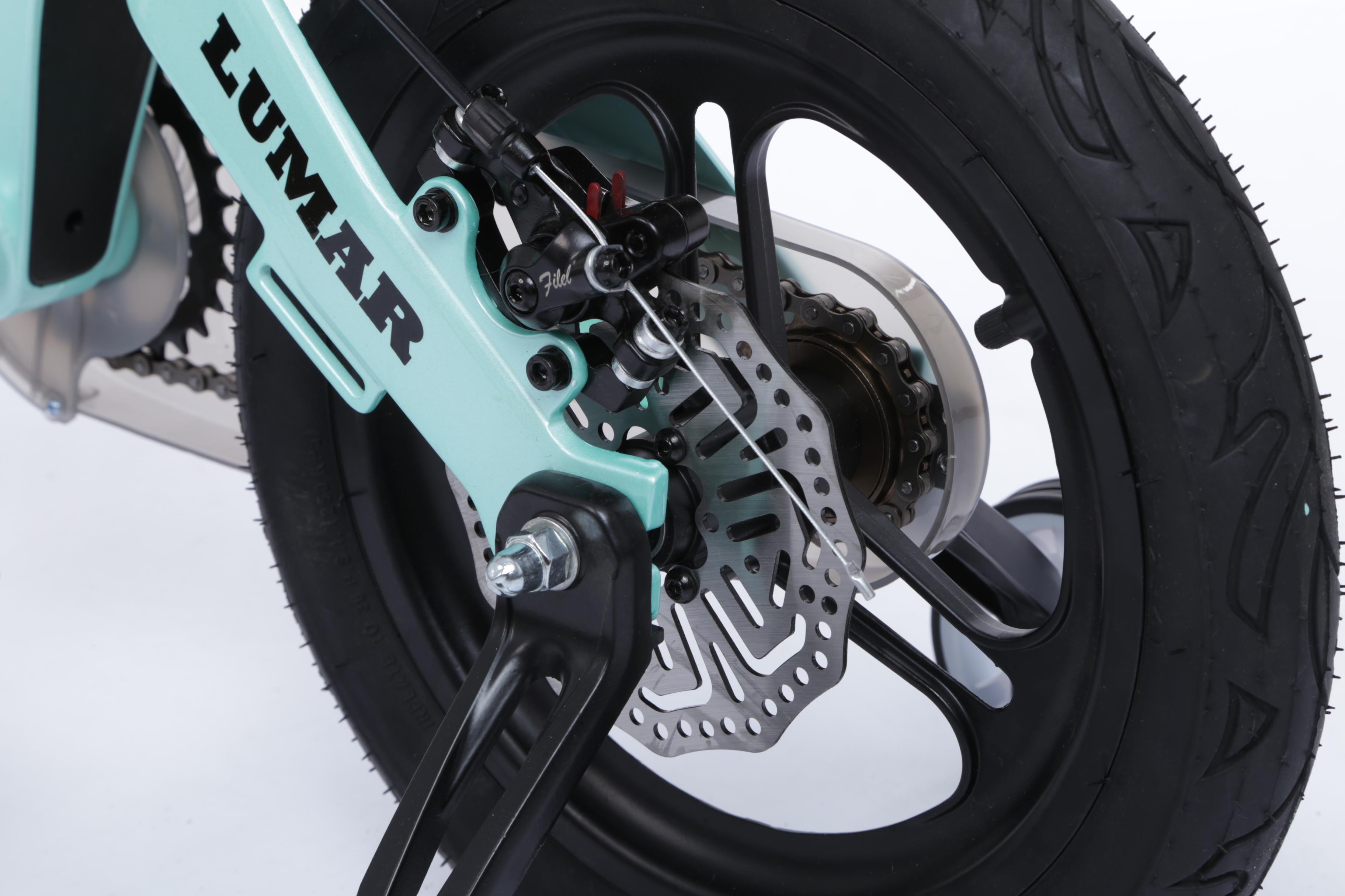 Магнієвий дитячий велосипед LUMAR 14" Бірюзовий (1404) - фото 5