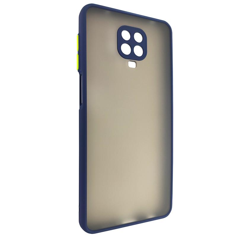 Чехол Totu Camera Protection для Xiaomi Redmi Note 9S/9 Pro Dark Blue (29caa1-3145)