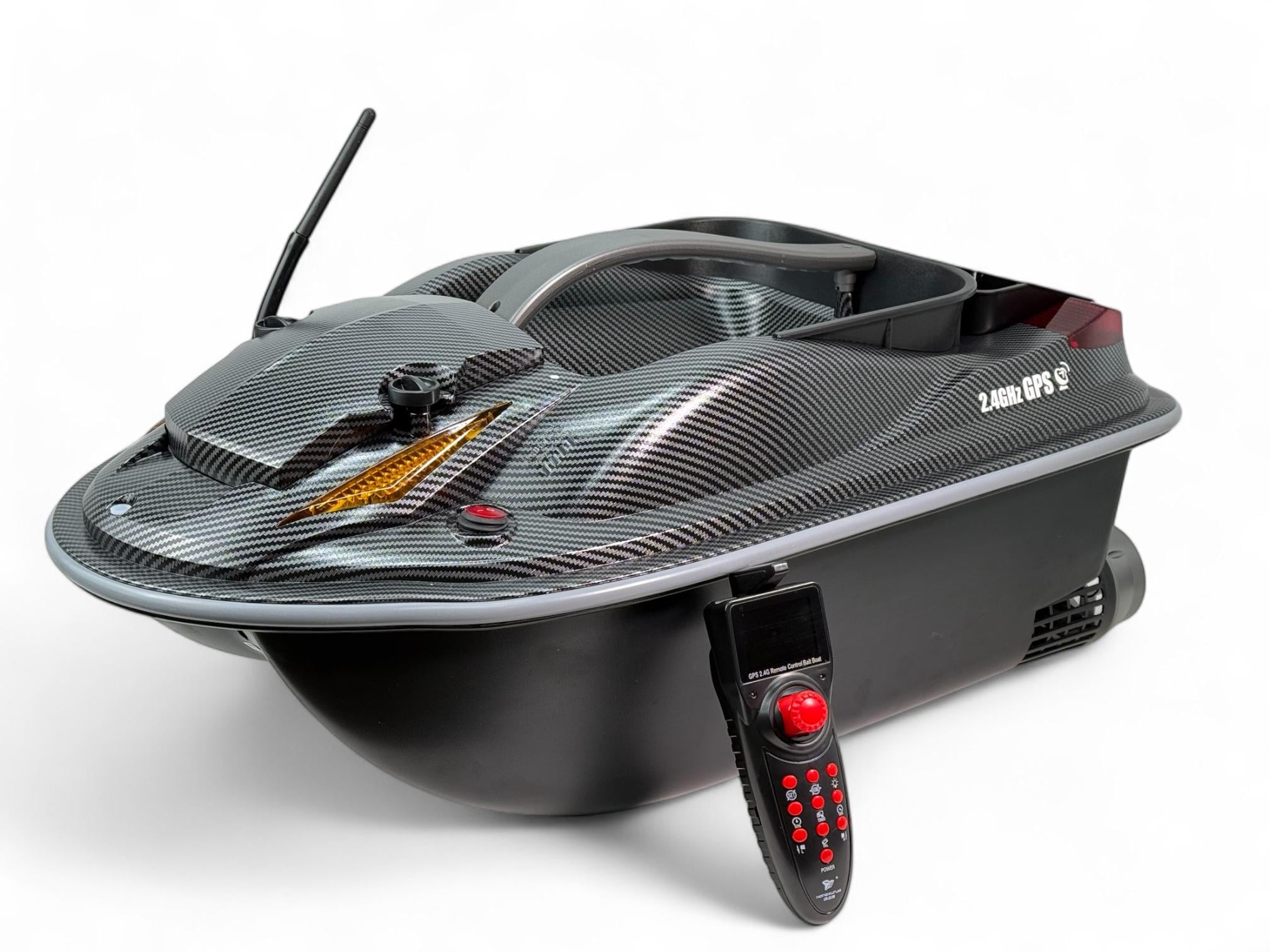 Короповий кораблик Flytec HJ817 Carbon 3 бункера GPS 10/автопілот