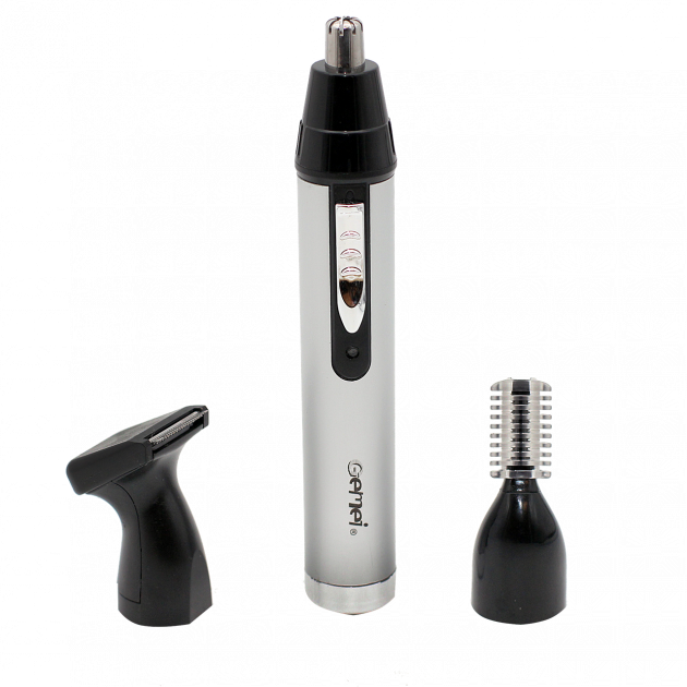 Триммер для носа ушей висков и шеи Gemei GM-3107 Серебристый (SM0014)
