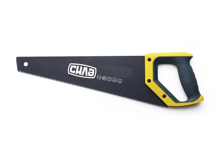 Ножовка по дереву Сила тефлон с пластиковой 2-х компонентной рукояткой 450 мм (320507)