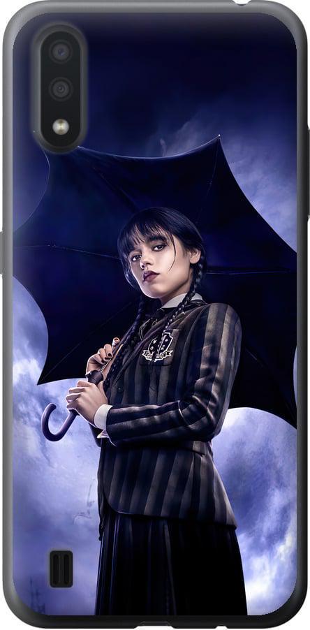 Чехол на Samsung Galaxy A01 A015F Wednesday v2 (5516t-1842-42517)