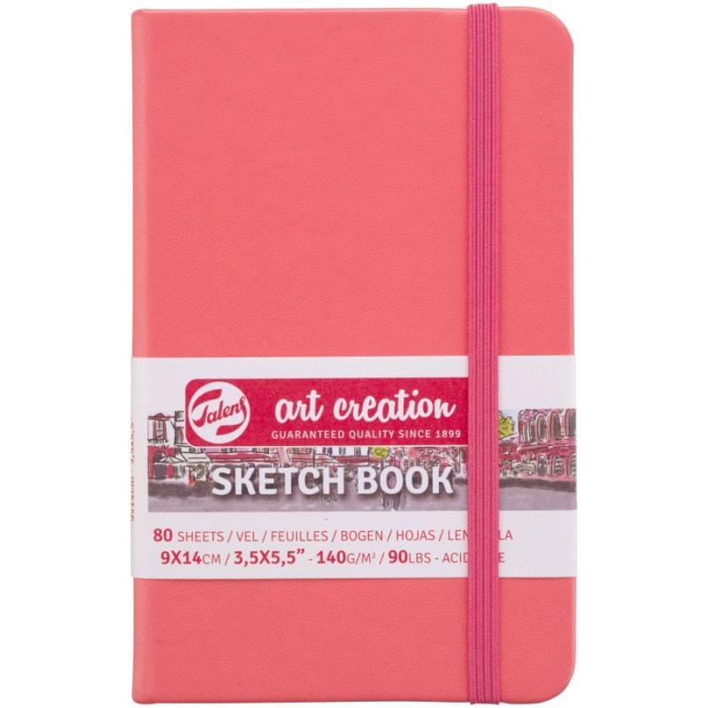 Альбом для графики Royal Talens Art Creation твердый переплет 140 г/кв. м 80 л. 9x14 см Coral (9314311M)