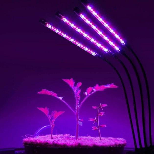 Фітолампа світлодіодна для рослин Plant Grow Light 7819 з таймером 40 Вт Чорний (532871) - фото 3