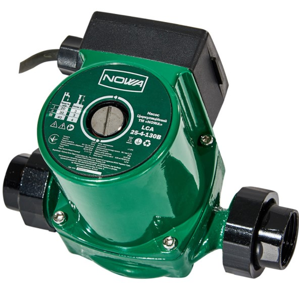 Насос циркуляционный Nowa CА 25-4-130 B с комплектом гаек (AMT-188801)