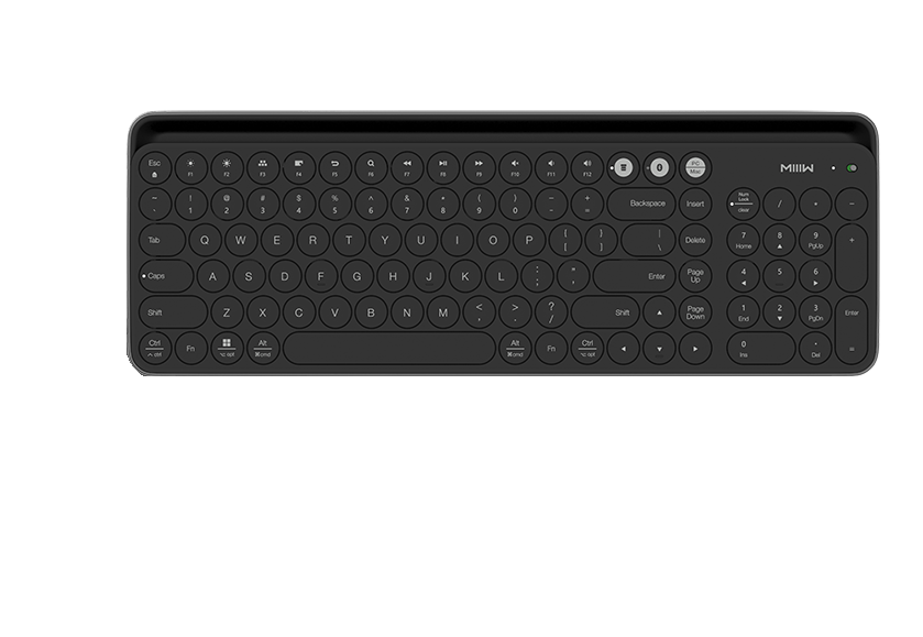 Клавіатура бездротова MiiiW AIR85+ Bluetooth Dual Mode MAC/iPad/PC Black (MWBK01)