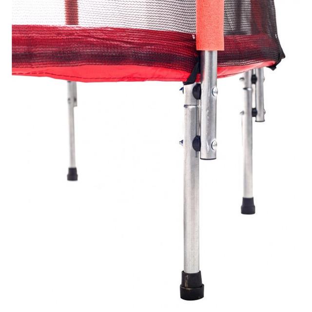 Батут детский Atleto комнатный с сеткой 140 см Красный (21000401) - фото 2 Батут детский Atleto комнатный с сеткой 140 см Красный (21000401) - фото 2