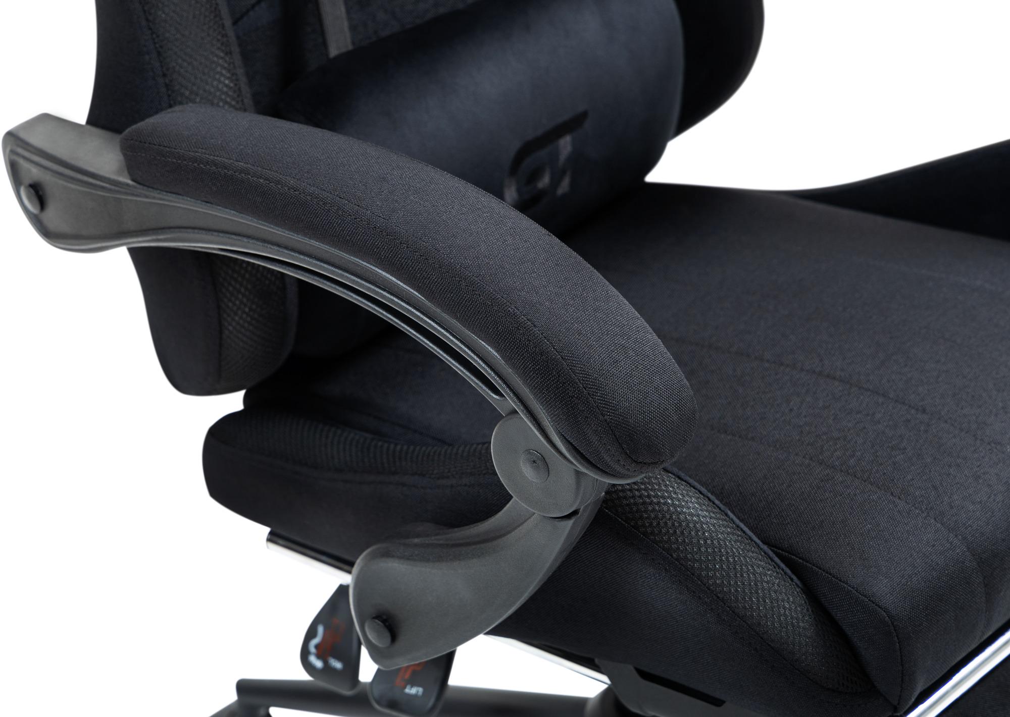 Кресло геймерское GT Racer X-2325 Fabric Black L - фото 11