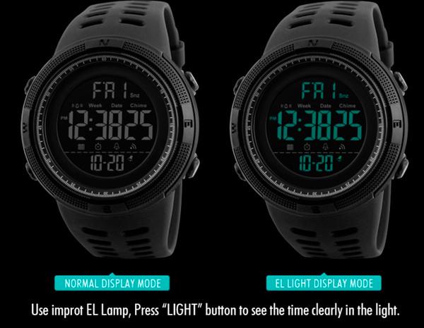 Наручные часы Skmei Amigo 1267 Black (1080422408) - фото 4