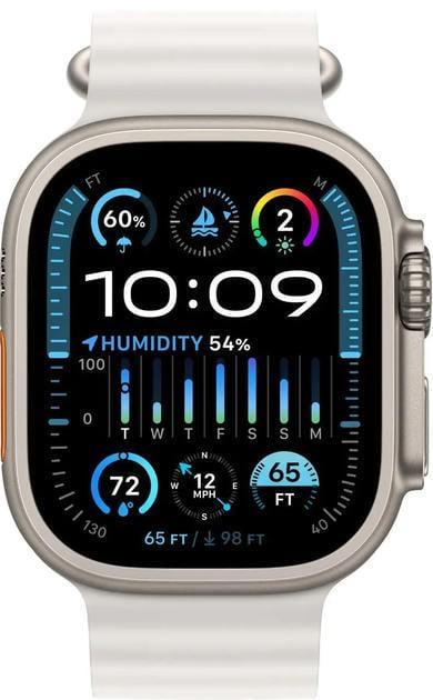 Смарт-часы HK10 Ultra 3 AMOLED Full HD с сменными ремешками 49 мм 2 шт. Белый (26389547) - фото 8