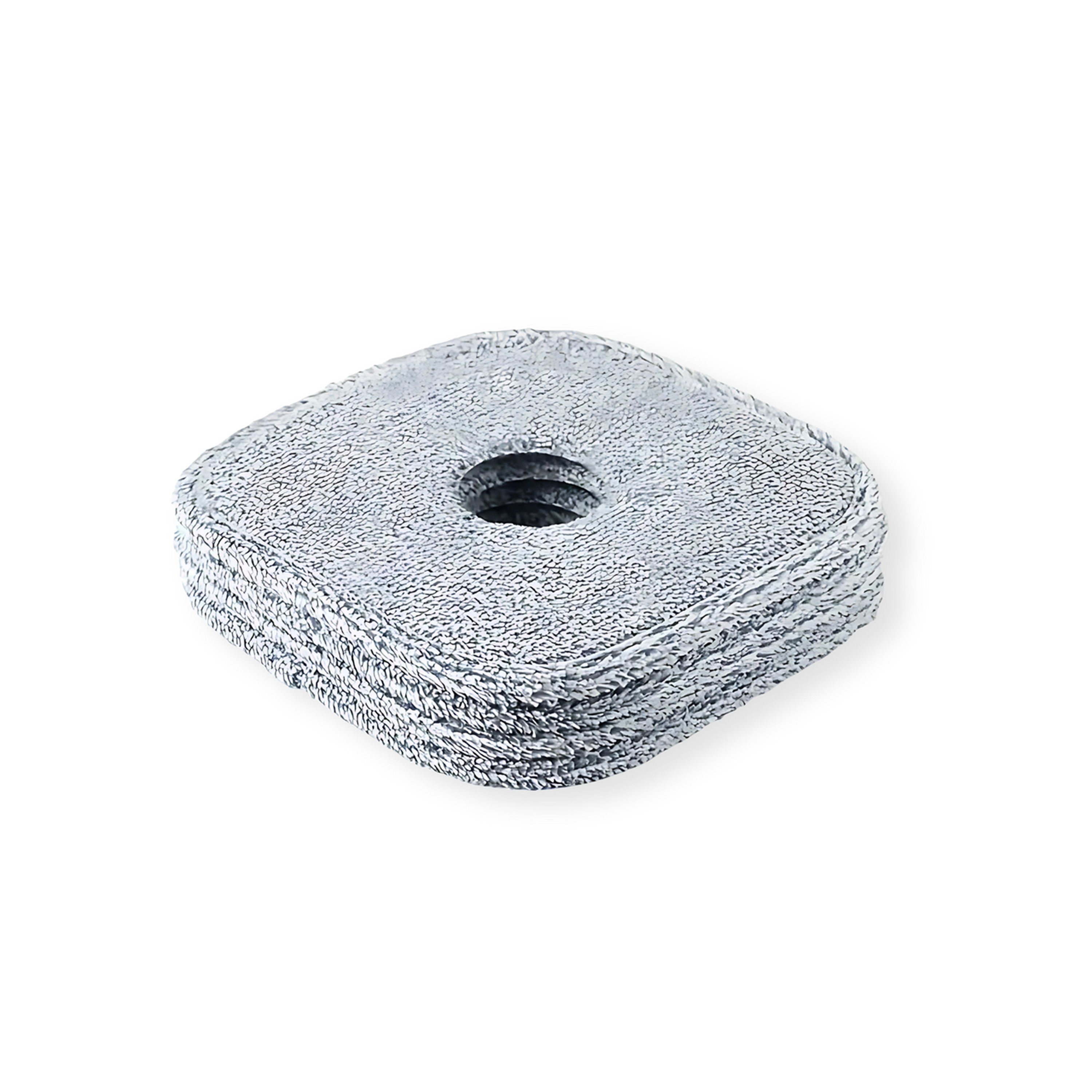 Набор мопов для мытья пола квадратный 22x22 см 2 шт. Серый (2740723634)