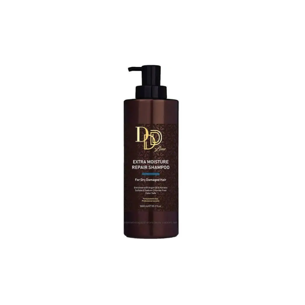 Шампунь екстразволоження для сухого волосся Clever Hair Cosmetics 3D Line Extra Moisture Repair Shampoo 1000 мл