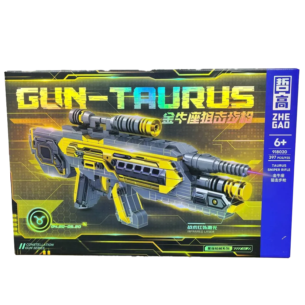 Конструктор Бластер лазерний приціл 397 ел. 42x6,8x28 см (MTT-191389)