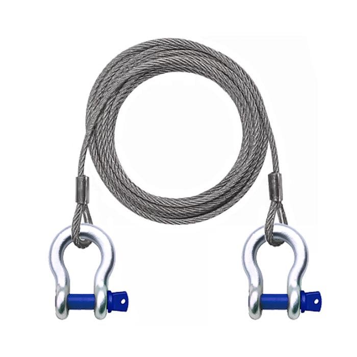 Трос буксирувальний сталевий Takelag ТБ-10,0 т скоба-скоба 5000 мм (3311-5000)