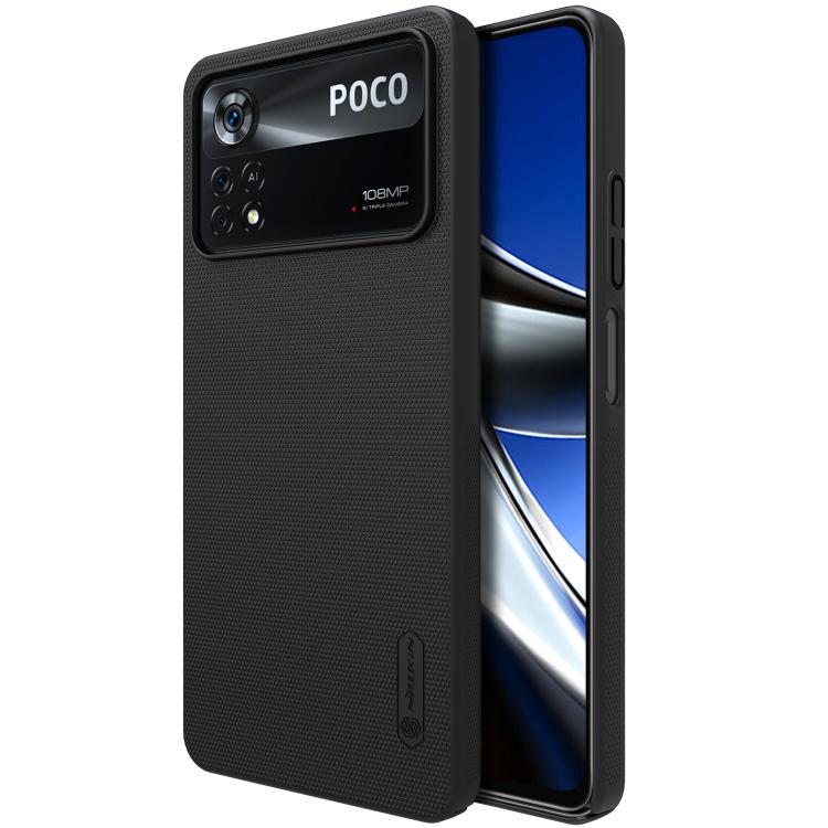 Чохол бампер Nillkin Super Frosted Shield для Xiaomi Poco X4 Pro 5G Black - фото 3