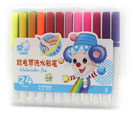 Набір фломастерів-пензлів Mouse 228-24 (MTT-147710) - фото 1