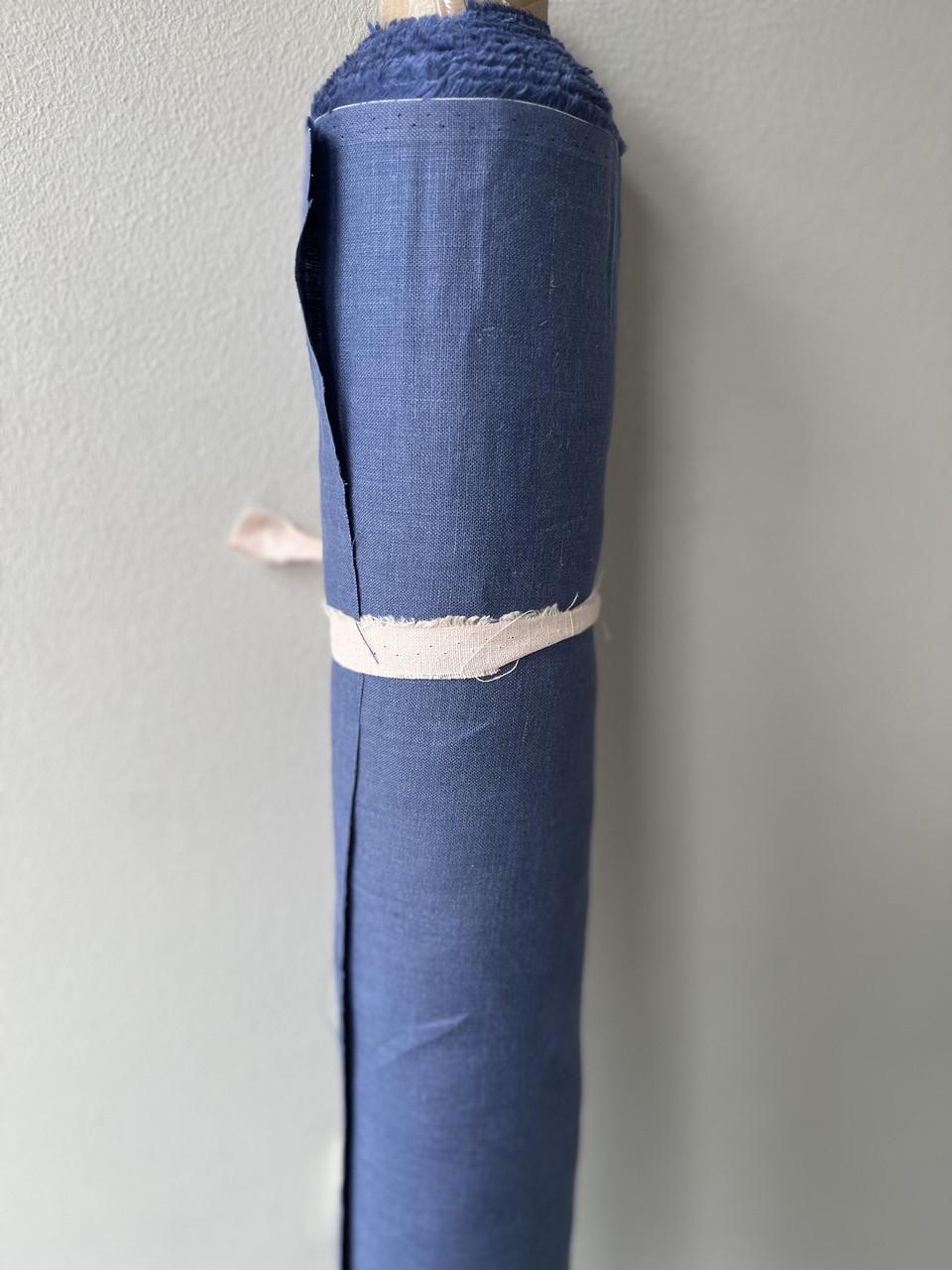 Ткань LINEN PLUS LINET-573 100% лен 150 см Синий