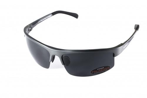 Очки поляризационные BluWater Alumination-5 Gun Metal Polarized Серый