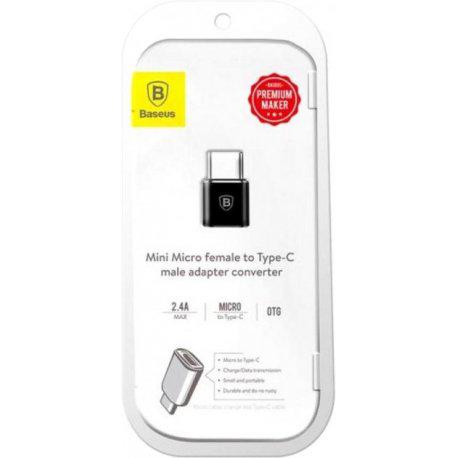 Перехідник BASEUS OTG Micro-USB to Type-C Black (CAMOTG-01) - фото 5