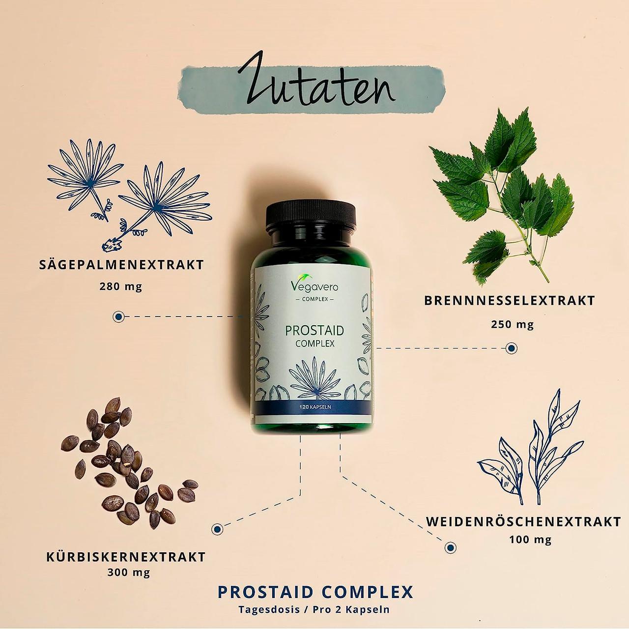 Здоров'я простати Vegavero Простаїд 120 капсул (500948970v) - фото 2