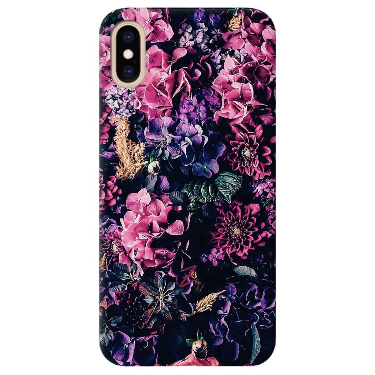 Силиконовый чехол Zorrov для Apple iPhone XS Max - Bloom (11210040206052284)