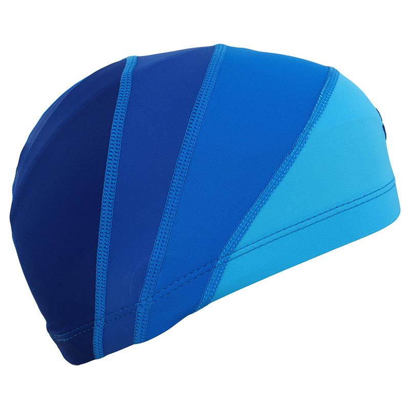 Шапочка для плавания Mad Wave на длинные волосы юниорская Long Hairs Junior M052102 Синий (60444268) - фото 3