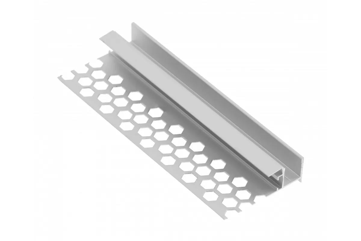 LED-профиль потолочный GTV GLAX для плит ГК неанодированный с технической крышкой 3 м (27771057)