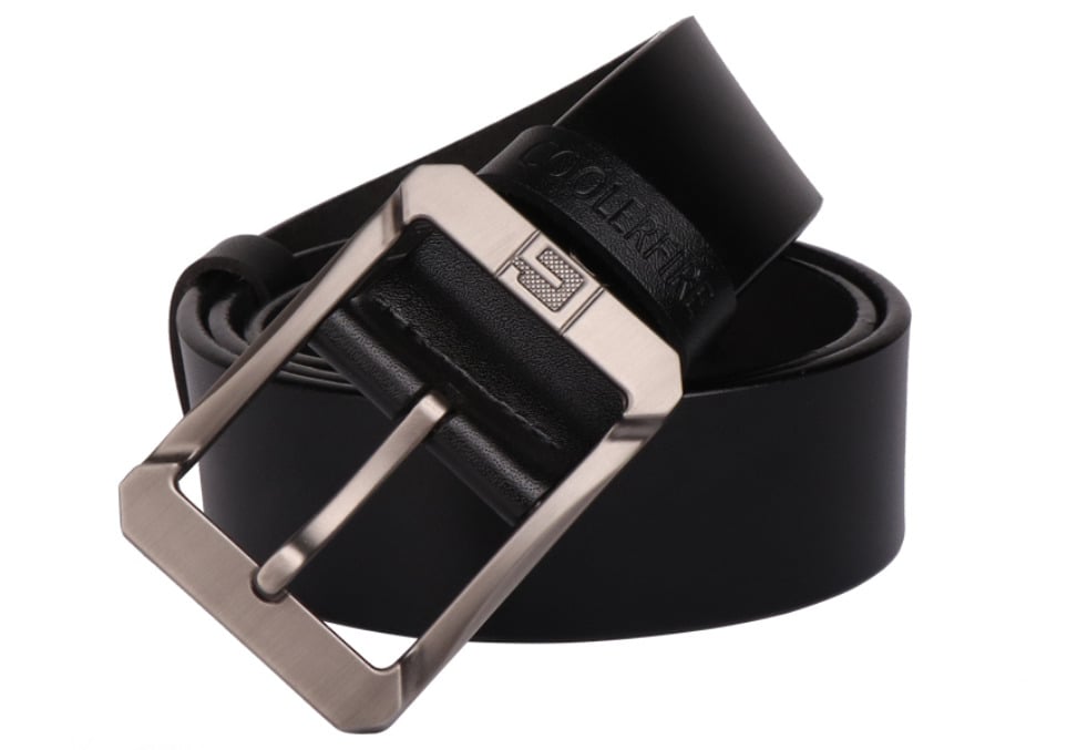 Кожаный мужской ремень Coolerfire HQ045 Black (1039265791)