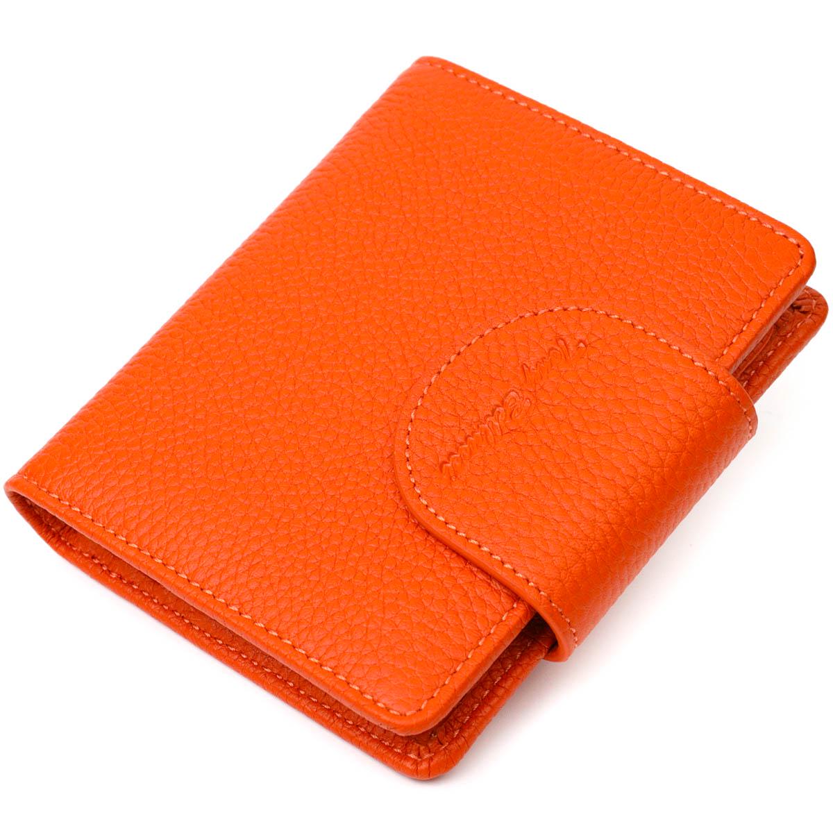 Кошелек женский Tony Bellucci Wallet 22064 из натуральной кожи Оранжевый (56265)