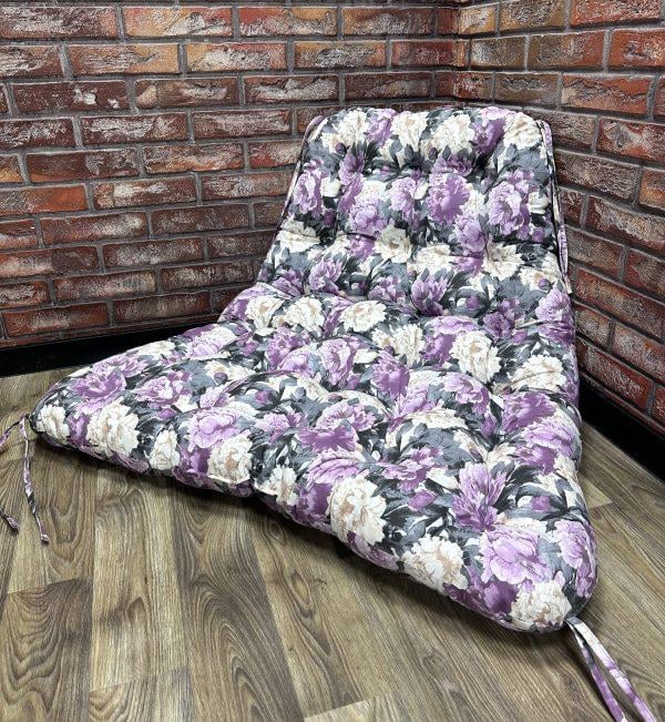 Подушка в кресло-кокон Ashen flowers Comfort Home 60х120х120 см