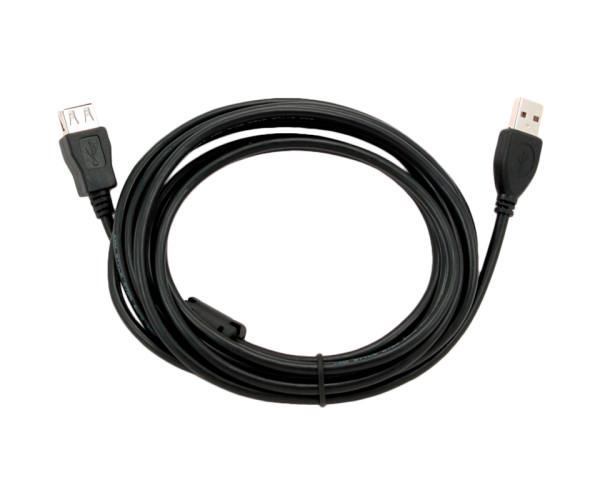 Удлинитель USB 0,3 м Black