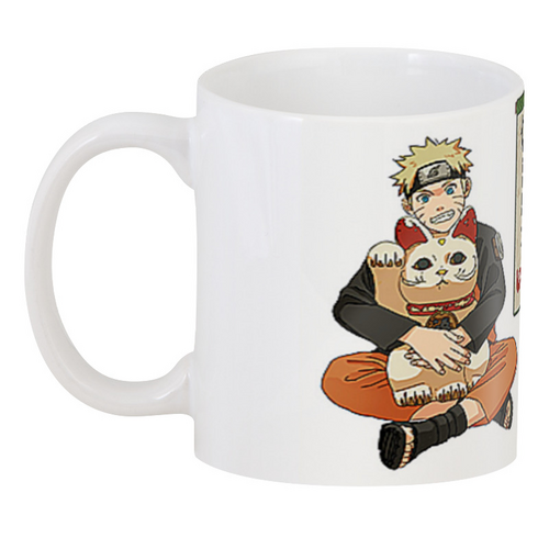 Чашка Gee! Наруто Naruto с кошками Белый NA.02.030