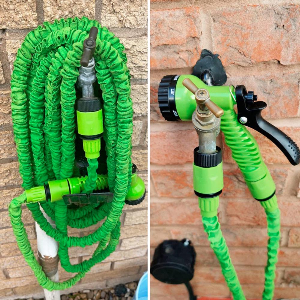 Шланг для полива растяжимый LOSSO MY-186 Magic Hose с пистолетом-распылителем 15 м (452196404) - фото 6 Шланг для полива растяжимый LOSSO MY-186 Magic Hose с пистолетом-распылителем 15 м (452196404) - фото 6