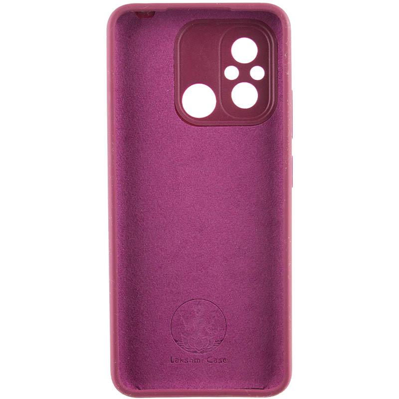 Противоударный Чехол Silicone Cover Lakshmi Full Camera (AAA) для Xiaomi Redmi 12C Бордовый / Plum - фото 3