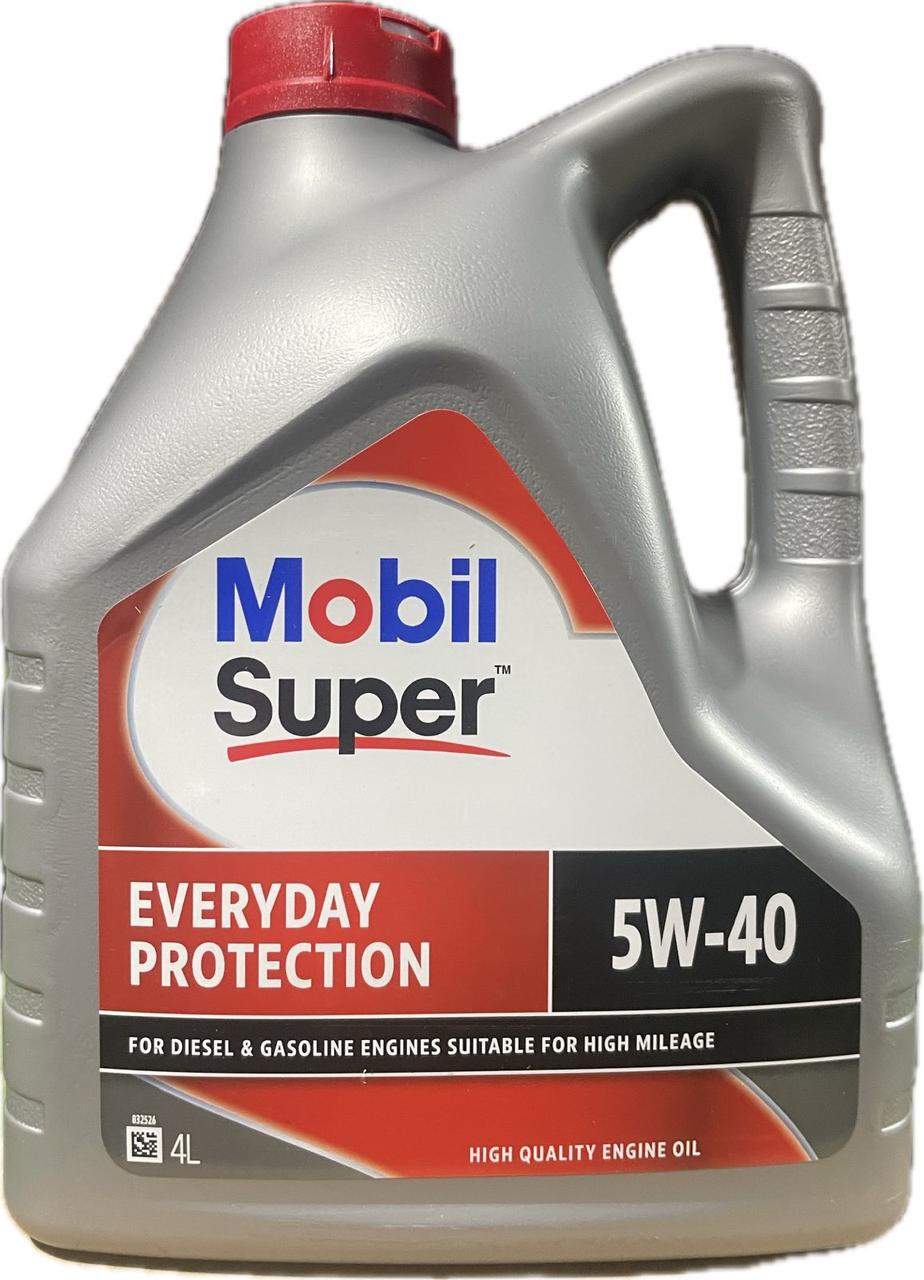 Моторное масло Mobil Super Everyday Protection 5W-40 4 л (157968)