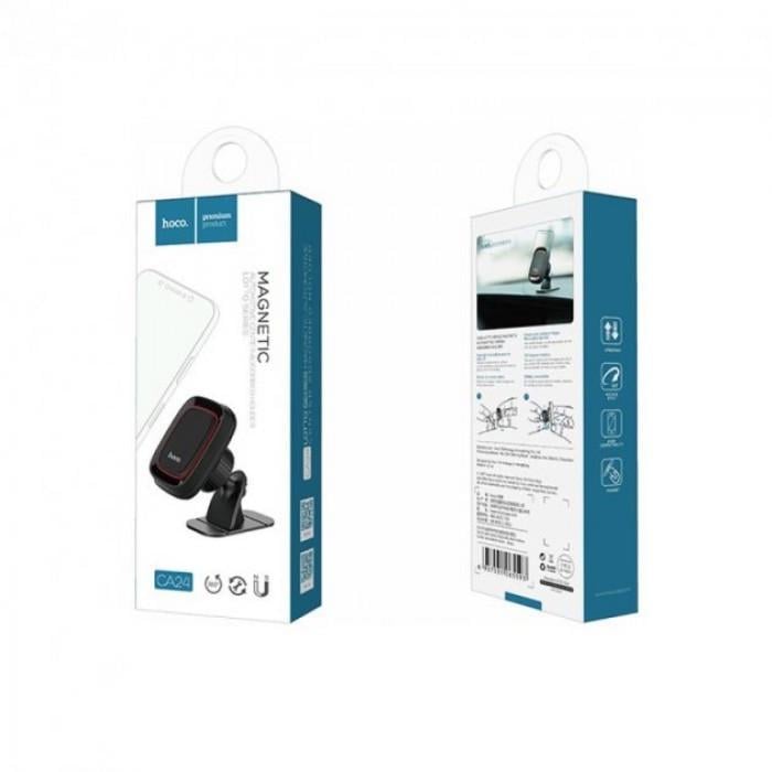 Автомобильный держатель Hoco CA24 Lotto Magnetic Черный (1557359823) - фото 8 Автомобильный держатель Hoco CA24 Lotto Magnetic Черный (1557359823) - фото 8