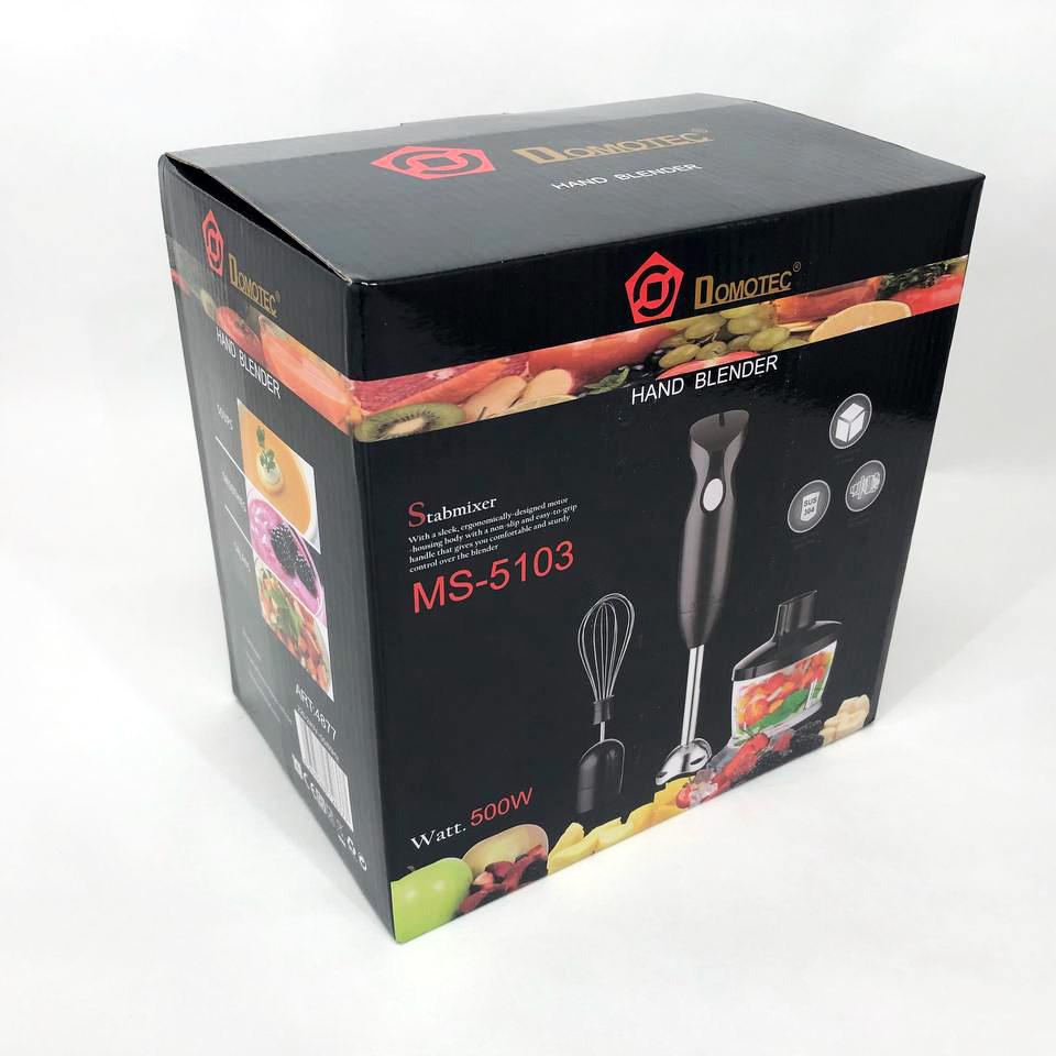 Блендер DOMOTEC 3в1 занурювальний 500 Вт (MS-5103) - фото 29