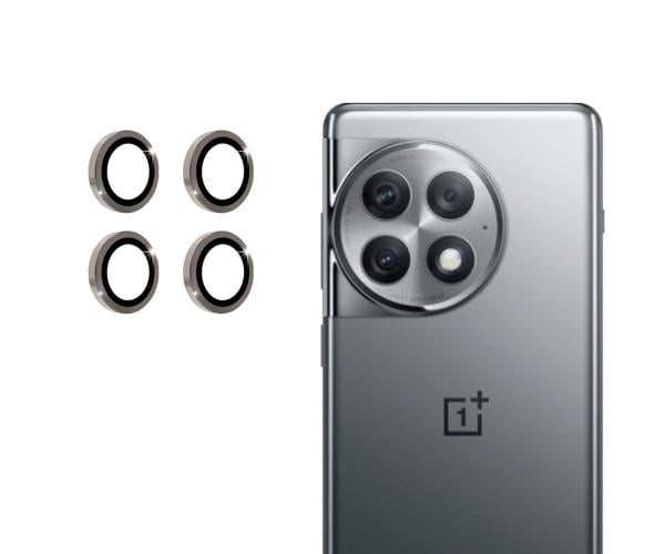 Захисне скло з рамкою CD Pattern для Oneplus Ace 2 Pro​ на задню камеру Срібний