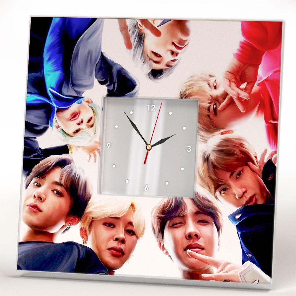 Часы Группа "BTS" 260x260 мм (C04342)