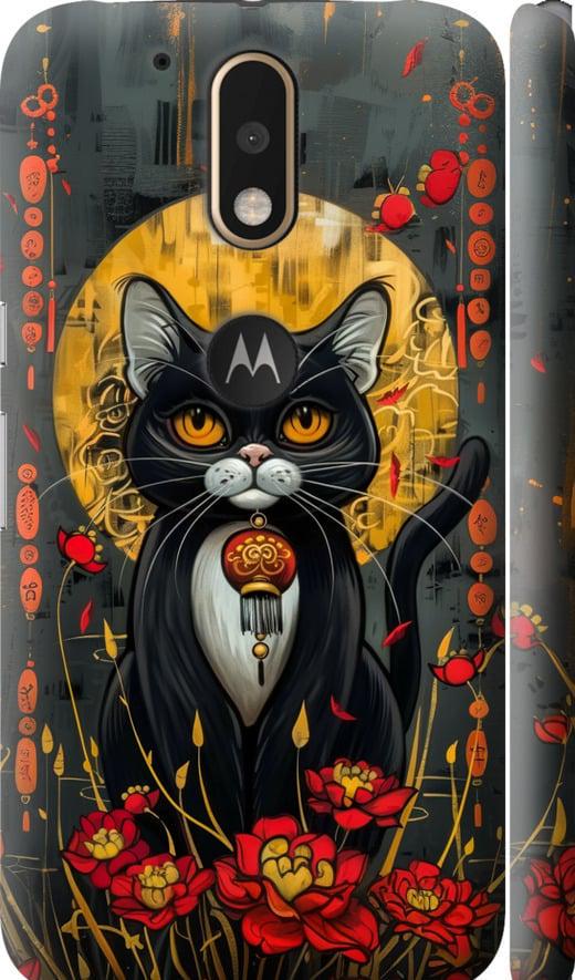Чехол на Motorola MOTO G4 PLUS China Cat (6134m-953-42517)