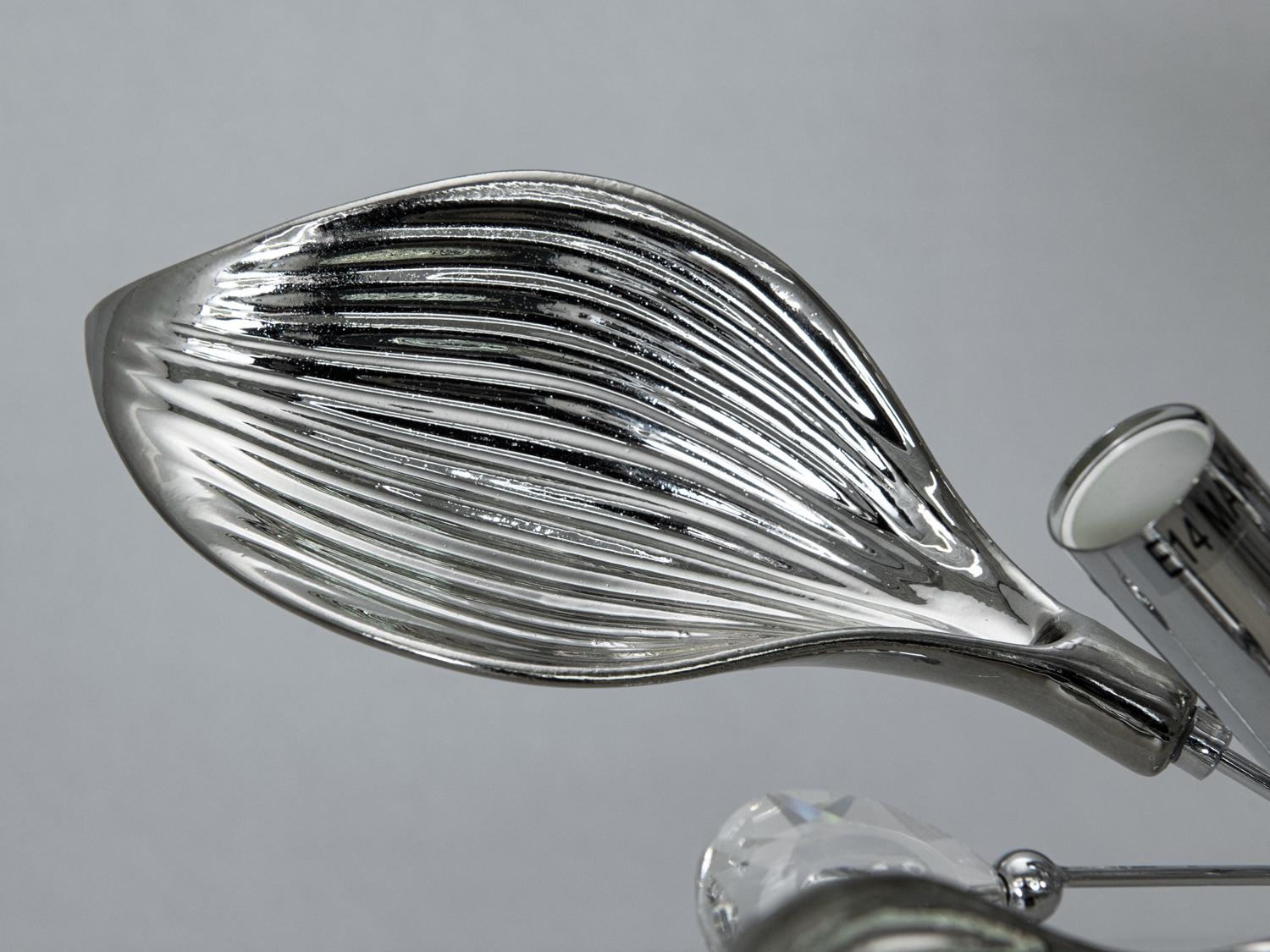 Настільна лампа з керамічними елементами 2 лампи Хром (7229-2T HR) - фото 3 Настільна лампа з керамічними елементами 2 лампи Хром (7229-2T HR) - фото 3