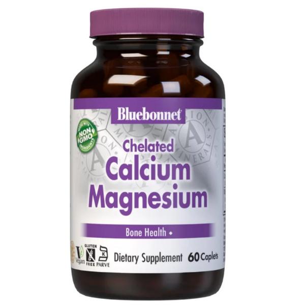Мультиминеральный комплекс Bluebonnet Nutrition Albion Chelated Calcium Magnesium 60 каплет (000021557)