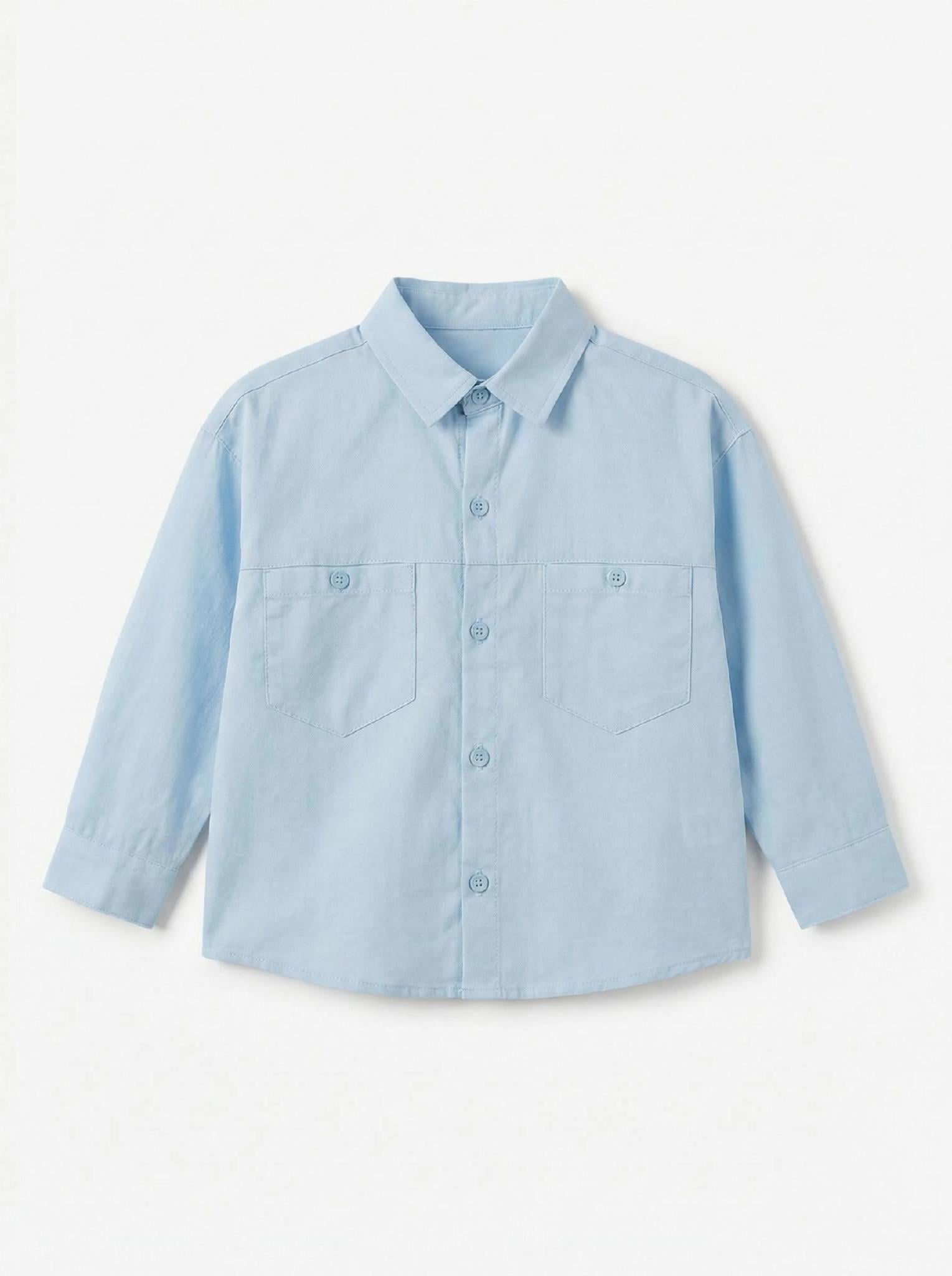 Рубашка однотонная классическая для мальчика La'ciel 4-5 лет 110 см Голубой (7878701712128) Рубашка однотонная классическая для мальчика La'ciel 4-5 лет 110 см Голубой (7878701712128)