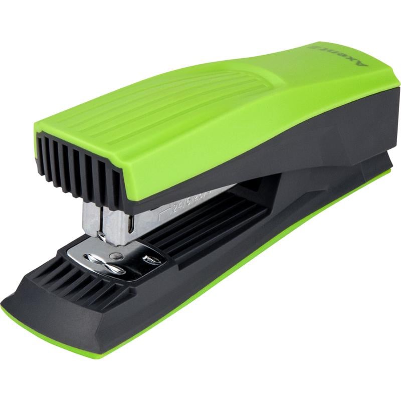 Степлер Axent Shell скобы №24/6 до 20 листов пластиковый Салатовый (4832-09-a)