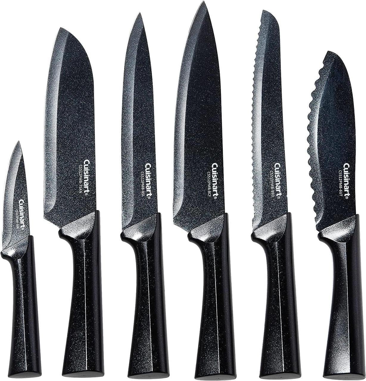 Набір столових ножів CUISINART, набір металевих ножів з 12 предметів із захистом леза