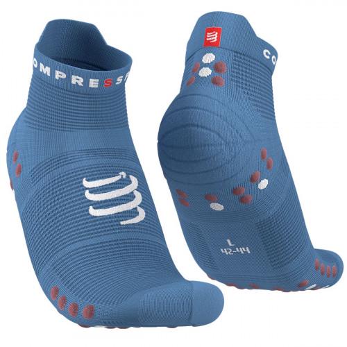 Шкарпетки для бігу Pro Racing Socks V4.0 Run Low T2 р. 39-41 Pacific Blu/Deco Rose (12333484) - фото 1